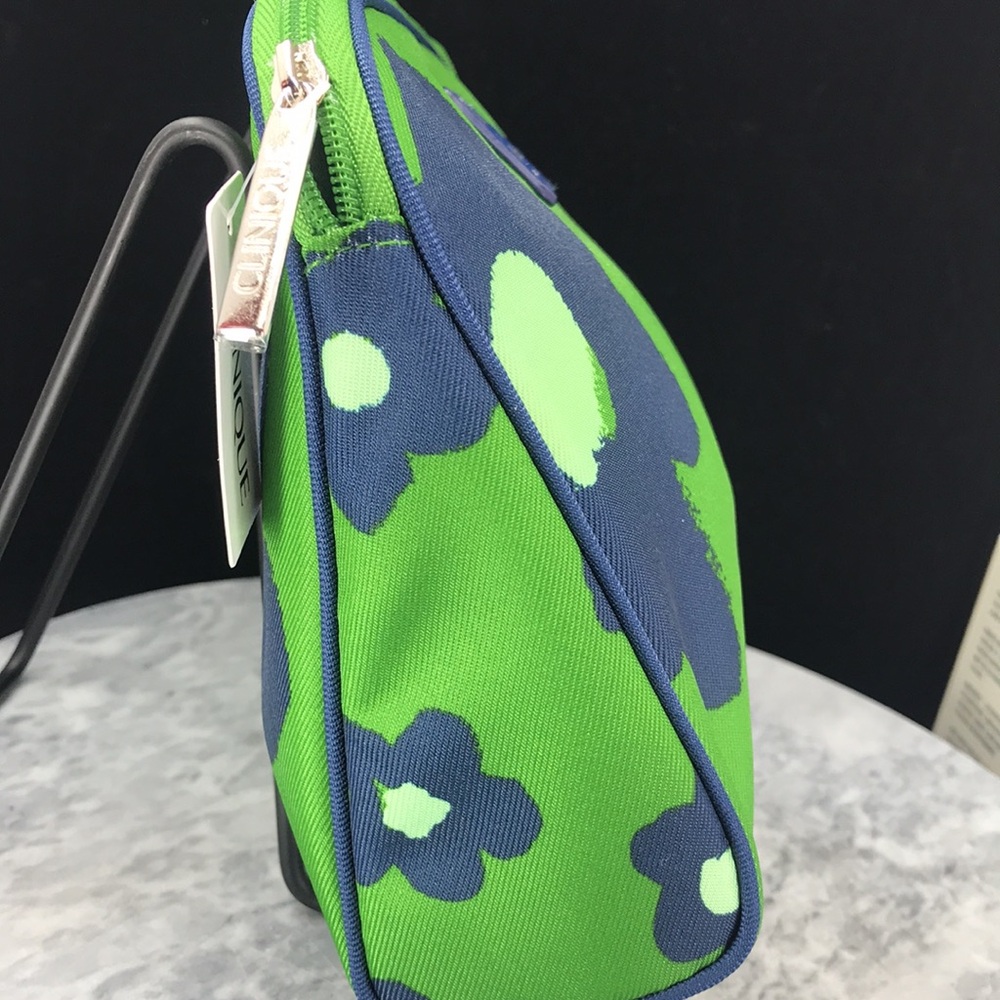 Kate spade x clinique cosmetic pouch Travel Blue Green - Picture 4 of 6